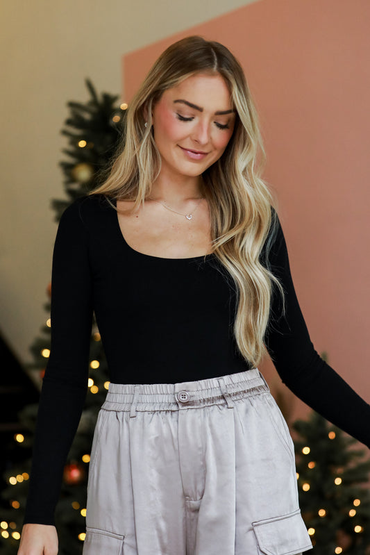 Annie Everyday Scoop Neck Bodysuit - DOORBUSTER